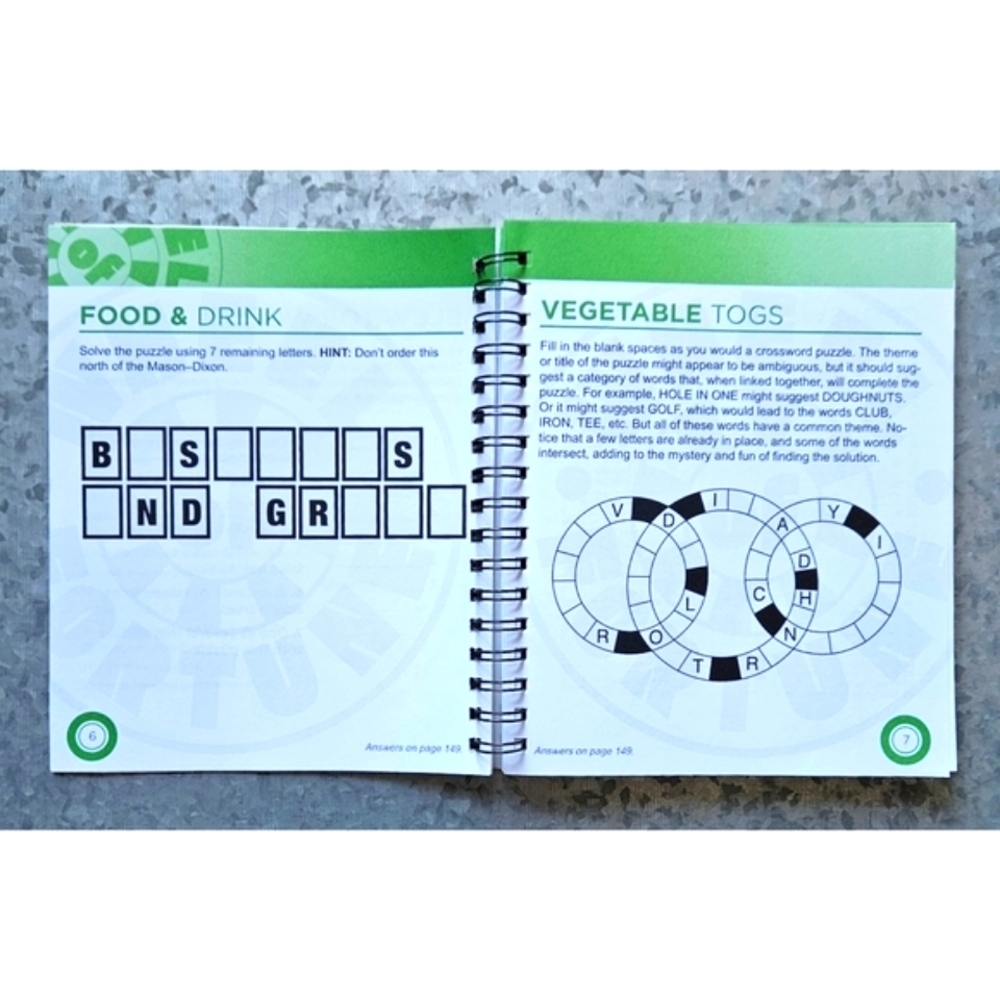 FREE WHEN ADDED TO BUNDLE Wheel of Fortune Word Puzzles - Picture 4 of 8